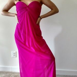 Tadashi Pink Evening Gown